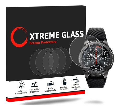 Pelicula Vidro Para Gear S3 E Galaxy Watch 46mm Xtglass 