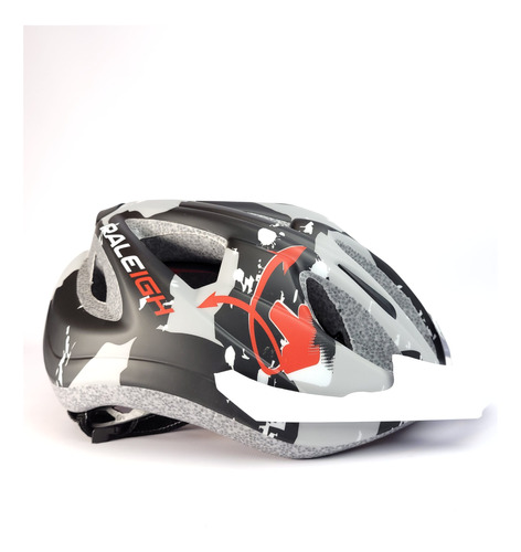 Casco Mtb Raleigh Modelo R-100 Nene S 50/54cm Negro Rojo