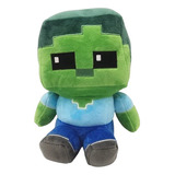 Muñeco De Peluche Minecraf Zombie Adorable Kawaii 20cm