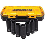 Dewalt Tough Box 7pc Métrico 12 Juego De Toma De C