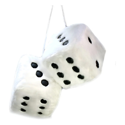 Yy// Colgante De Coche Para Dados De Peluche, Dado De .