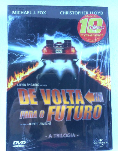  De Volta Para O Futuro  A Trilogia Box  3 Dvd Nac