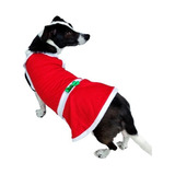 Vestido Roupa Pet De Natal Para Cães E Gatos Em Malha