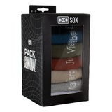 Pack X 7 Medias Sox® Algodon Soquetes Semanal Unisex Premium