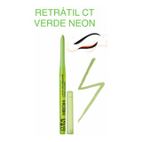 Lápis Delineador Retrátil Avon Color Trend Verde Neon 350mg