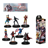 Pack 5 Figuras Heroclix Captain America And The Avengers
