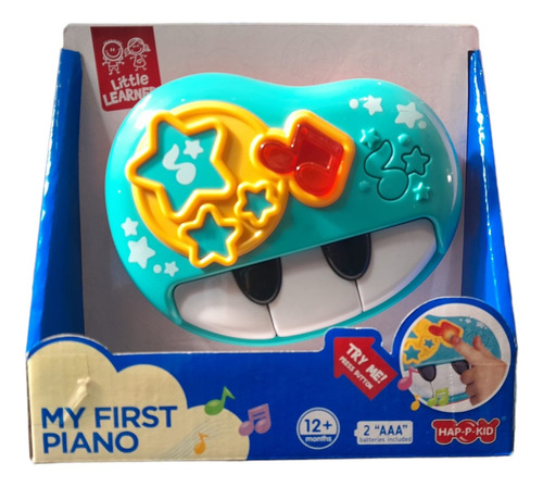 Mi Primer Piano Con Luz Y Sonidos Para Bebe Hap-p-kid 4549t 