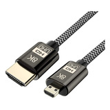 Xiwai Micro Hdmi A Hdmi 2.1 Ultra-hd Uhd 8k 60hz 4k 120hz Ca