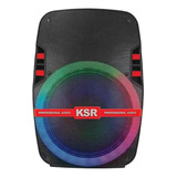 Bocina Kaiser Ksw-5015 Portátil Con Bluetooth Negra Usado
