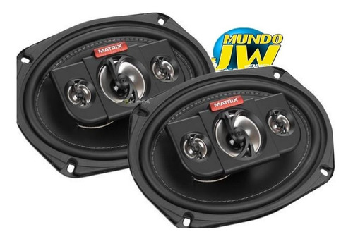 Parlantes 6x9  Matrix Gtx690 250rms 4 Vias Elite Cocido