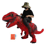 Disfraz Inflable De Dinosaurio Para Adulto, Impermeable, Rid