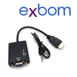 Cabo Adaptador Hdmi Para Vga Para Pc Tv Notebook Monitorr