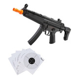 Marcadora Airsoft Eléctrica Hk Mp5 Kit Bbs 6mm Xchws C