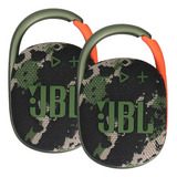 Altavoz Bluetooth Impermeable Jbl Clip 4 (squad) X2