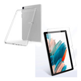 Funda Transparente+vidrio Compatible Galaxy Tab A8 10.5 X200