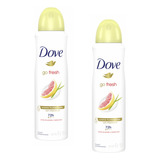 Kit X 2 Dove Go Fresh Aroma De Pomelo Y Hierba Limón 150ml