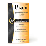 Bigen Tinte Barba Bigote Semi Permanente Negro Natural 58