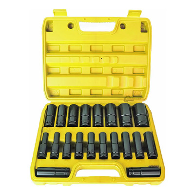 Juego Herramientas Llave Vaso Kit Mecanicas 20pzs 8-32mm