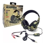 Fone Headphone Game Camuflado Xbox One Ps4 Pc/ Promoção 