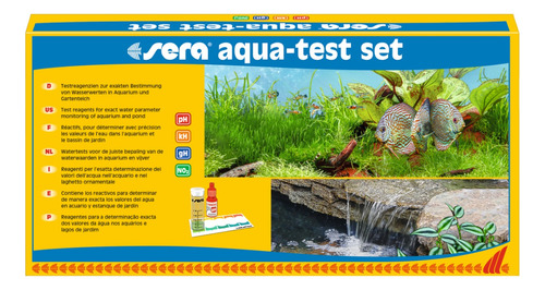 Test Parametros Ph Kh Gh No2 Aqua Test Set Profesional Sera