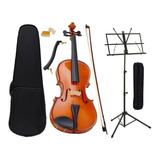 Violino 3/4 Infantil Arco Breu Case Espaleira Estante Case!!