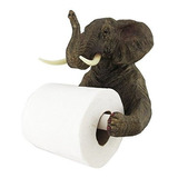 Pachyderm Servant Safari Elefante Holding Papel Higienico T