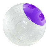 Esfera Plastica Para Hamster Raton Gerbo 14.5cm Chica Color Morado