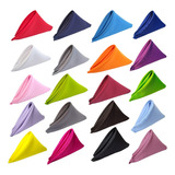 12 Pack Servilletas D Tela Color A Elegir 45cm X 45cm 