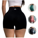 2pzs Short Ejercicio Casual Gym Moda Sexy Cintura Alta Mujer