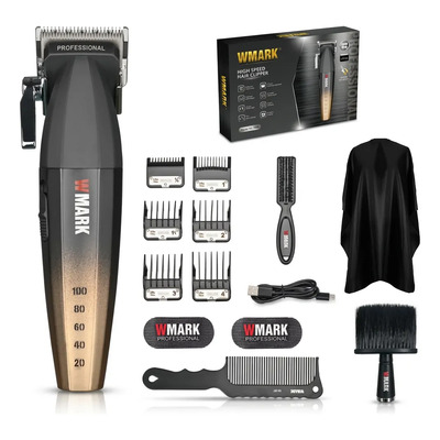 Cortadora Cabello Wmark Ng-2038 Barbero Profesional 9000rpm | Meses sin interés