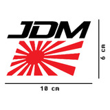 Jdm Japan Flag Logo3 Sticker Vinil 2 Piezas $135 Mikegamesmx