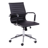 Cadeira Secretária Bestchair Esteirinha Charles Eames Preto