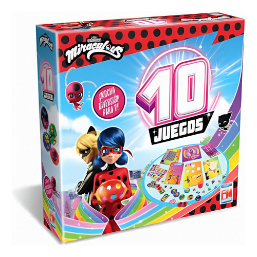 10 Juegos Miraculous  395154, Juego De Mesa Familiar Clásico