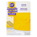 Fondant Decorator Preferred Fondant Amarillo, 24 Oz. Wilton