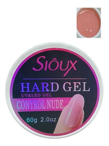 Gel Sioux Hard 60g Uv Led Alongamento Unhas Acrigel Fibra