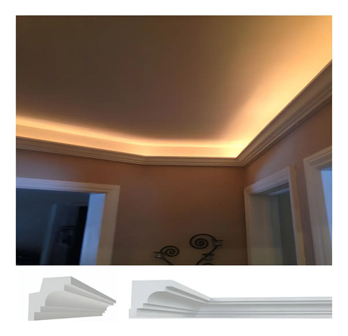 30 Metros Molduras Unicel Corte Led/luz Indirecta 50 Modelos