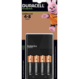 Kit Duracell Con Cargador Y 4 Baterías Recargables Aa