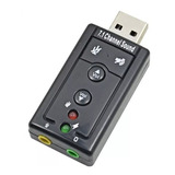 Tarjeta De Sonido Externa Usb 7.1 Adaptador Audio 3d Xear