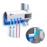  Porta Cepillo Dental Con Esterilizador Uv Recargable Baño