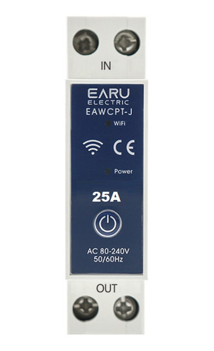 Disjuntor Medidor Wifi Earu 10a Tuya Smart Life