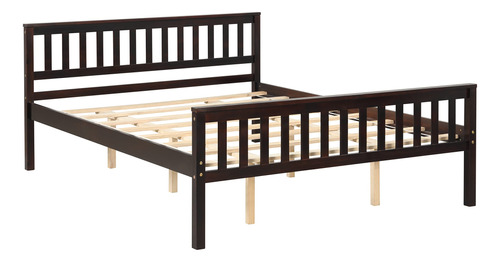 Airdown Marco De Cama Tamano Queen, Plataforma De Madera Con