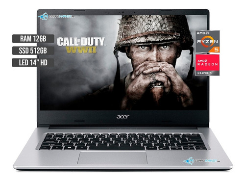 Computador Portatil Acer Amd Ryzen 5 3500u Ssd 512gb Ram12gb