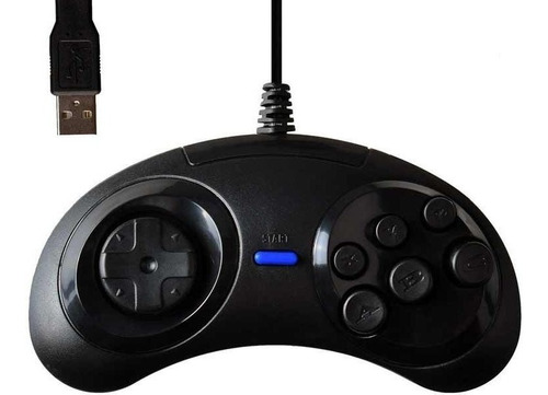 Gamepad Joystick Sega Usb  X 2 Unidades Pc Raspberry 