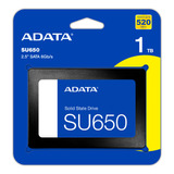 Disco Sólido Ssd Interno Adata 1tb Sata Su650 2.5 520mb/s