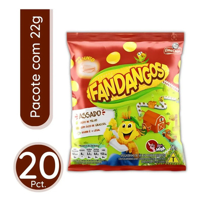 Biscoitos Salgadinhos Fandangos Presunto Caixa C\u002F 20 De 22g | MercadoLivre