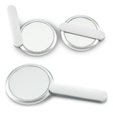 Espejo Plegable 2-1 Plástico Maquillaje Doble Cara Aumento