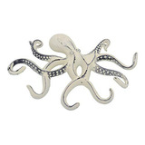 Gancho De Pared Octopus Keys, Soporte De Llaves Náutico Deco