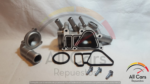 Porta Termostato Aluminio Ford Courier 1.6 8v Zetec Rocam Foto 3