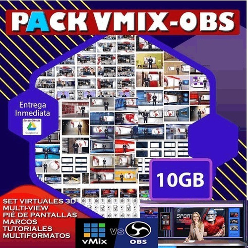 Pack De Recursos Para Vmix-obs-streamyard