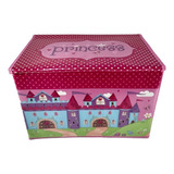 Caja Organizadora Juguetes Cuadrada Diseño Infantil 37 X 25 Color Princesa